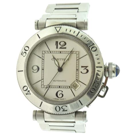 Cartier Ref. 2790 Pasha de Cartier Seatimer White Dial Steel